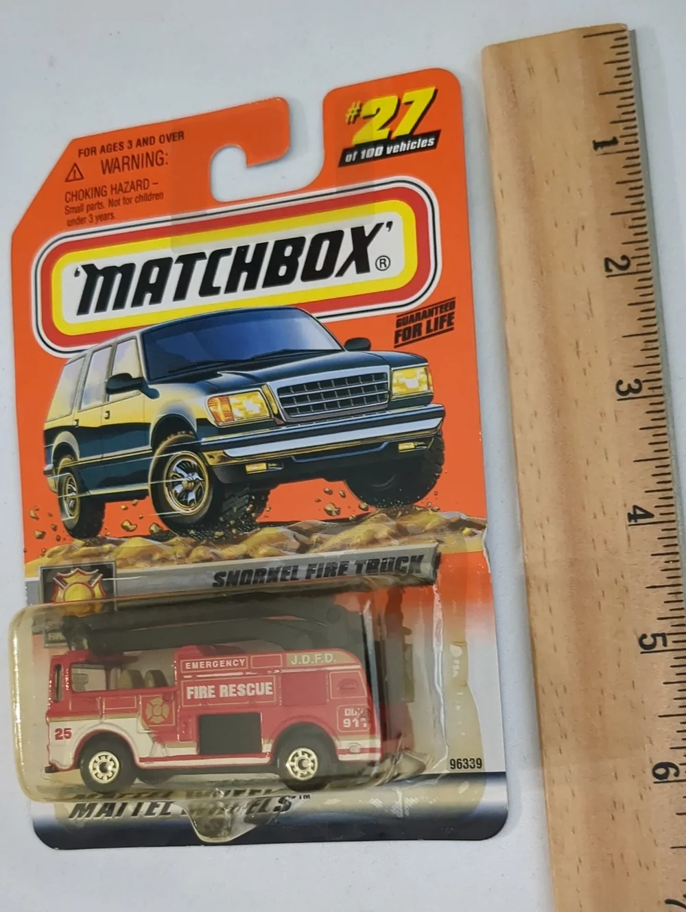 Matchbox Snorkel Fire Truck #27